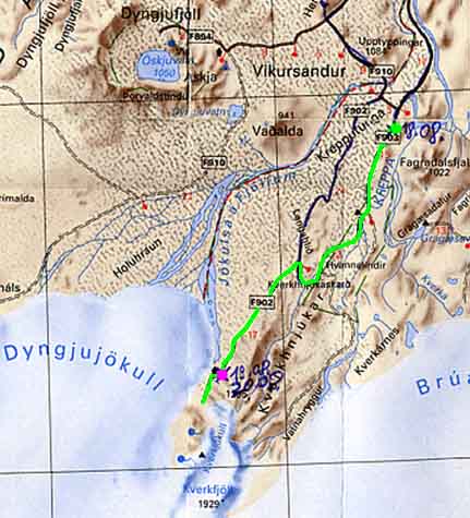Aus der Kreppatunga zum Kverkfj&ouml;ll